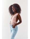 Lace bralette top pink 98500 - Online store - Boutique